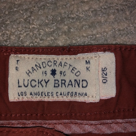 🔮5 for 💲30 Lucky Brand Patchwork rust color shorts - Picture 4 of 6